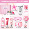 Gifts for Women Birthday Gifts, Spa Gifts Set- 10 Pcs Christmas Valentine's Mother's Day Gifts and Cherry Blossoms Self Care Package Gifts Women, Rel