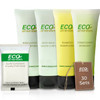 ECO amenities Travel Essentials Toiletry Kit - 150-Piece Hotel Toiletries Bulk Set - Shampoo & Conditioner Pack - Travel Body Wash & Bar Soap - 30ml