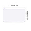 Teqooza A6 Size Binder Pockets Plastic Binder Zipper Folders Waterproof 6 Holes Zipper Loose Leaf Bags for Pouch Document Filing Notebooks Cards Bags