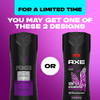 AXE Body Wash 4 Count 12h Refreshing Scent Excite Crisp Coconut & Black Pepper Men's Body Wash with 100% Plant-Based Moisturizers 16 oz