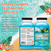 Spazazz Destinations - Hawaii - Aloha Paradise - Natural Spa & Bath Salt Aromatherapy Crystals 22oz -Skin Softener - Safe For Your Hot Tub & Kids