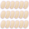 18 Packs Exfoliating Loofah Sponge Pads Facial Body Bath Shower Loofah Sponge Pad Natural Exfoliating Scrubber Brush for Men Women