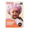 Red by Kiss Baby Satin Bonnet Sleep Cap for Infants,Soft, Stretchy, and Safe, Protects Baby Hair from Frizz & Breakage, Friction Bald Spots (Pink Leo