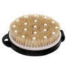Avilana Exfoliating Dry Brush for Wet or Dry Brushing, Body Brush with Natural Bristle,Glowing Skin, Cellulite Treatment, Lymphatic Drainage and Impr
