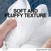 Loofah Sponge Bath Sponge for Women Men 4 Pack (White)
