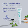 Native Toothpaste Made from Naturally-Derived Cleaners and Simple Ingredients That Safely Whitens Teeth, 4.1 oz, Wild Mint Fluoride Free - 1 Count