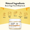 ECZEMA HONEY Brown Sugar Face & Body Scrub - Bath Scrub for Dry Skin - Natural & Gentle Face Scrub Soothes Eczema - Body Care Products for Women & Me