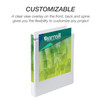 Samsill Earths Choice Biobased Heavy-Duty 3 Ring View Binder, 1 Inch Locking One Touch D-Ring, USDA Certified Biobased, Eco-Friendly, Customizable