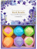 Bath Bombs Gift Set - Ultra Bubble XXL Fizzies (6 x 4.1 oz) with Natural Dead Sea Salt Cocoa and Shea Essential Oils, The Best Birthday Gift Idea for