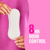 Carefree Panty Liners for Women, Extra Long, Unwrapped, Unscented, 100ct