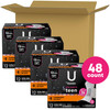 U by Kotex Balance Sized for Teens Ultra Thin Overnight Pads with Wings, 48 Count (4 Packs of 12) (Packaging May Vary)