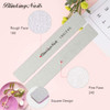 Nail File 180 240 Grit Professional Nail Files and Buffers for Natural Nails, Double Sides Washable Block Disposable Nail Buffer for Nail Art DIY or