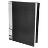 M&G 60-Pocket Binder with PP Plastic Sleeves A4(Black), Art Portfolio Wide Folder with Clear Sheet Protectors, Display 120 Pages for Organizing Docum
