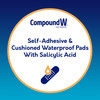 Compound W Maximum Strength One Step Plantar Wart Foot Pads with Salicylic Acid, Self-Adhesive, Cushioned and Waterproof Plantar Wart Treatment, 20 C