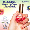 Blossom Cuticle Oil for Nails, Hydrating, Moisturizing, Scented Nail Oil Cuticle Care, Infused with Real Flowers, Made in USA, 0.92 fl. oz, Honeysuck
