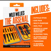 Wild Willies 10-Piece Pedicure & Manicure Kit for Men & Women - Includes Nail Clippers, Scissors, Tweezers, Files - Compact Travel Nail Grooming Kit,