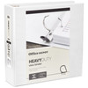 [in] Place Heavy-Duty D-Ring View Binder, 3in. Rings, 100% Recycled, White, OD03105