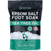 Tea Tree Oil Foot Soak with Epsom Salt - Made in USA - for Toenail Health, Athletes Foot, Stubborn Foot Odor, Softens Calluses & Soothes Sore Tired F