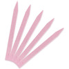 Rolabling 5 Pcs/Set Pink Stone Nail File Nail Buffer V-Shaped Nail Cuticle Remover Manicure Tools