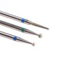 3PCS Cuticle Clean Carbide Nail Drill Bit Diamond Rotary Burrs Electric Nail File for Manicure Pedicure Tools