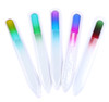 Finger Angel 5Pcs Double Sided Crystal Czech Glass Nail File Mix Colors Nail Buffer