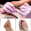 Rolybag Sanding Bands for Nail Drill Nail Sanding Bands Professional Sanding bit Nails 240 Pieces 4 Color Coarse Fine Grit Efile Sand Set 80#120#180#