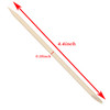 Mini Skater 100 Pcs Orange Wood Nail Sticks Double Sided Multi Functional Cuticle Pusher Remover Manicure Pedicure Tool (100)