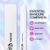 10pcs - PANA Jumbo Double-Sided Emery Nail File for Manicure, Pedicure, Natural, and Acrylic Nails - Zebra (Grit 180/180)