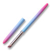SILPECWEE 1Pc UV Gel Nail Ombre Brush Kolinsky Alloy Handle Nylon Hair Nail Art Gradient Painting Drawing Pen Manicure Brush Tools
