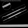 2PCS Ingrown Toenail File and Lifter with Storage Case,YINYIN100% Stainless Steel ingrown toenail Tool,Double Sided Professional Grade Nail Cleaner T