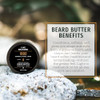 Live Bearded Beard Butter, 3 fl oz - Made in the USA - All-Natural Leave-in Conditioner and Softener with Shea | Executive Scent - Cedar, Vanilla