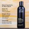 ZEUS Beard Shampoo Wash, Infused with Green Tea & Natural Ingredients to Cleanse and Soften Beard  8 oz. Made in USA  Sandalwood