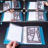 UNIMEIX 12 Pcs Magnetic Sheets for Die Storage with 1 Binder Cover, Stamp and Die Storage Pockets Die Cut Storage for Card Making Supplies(0.8 mm Thi