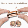 Facial Hair Remover Replacement Heads Gen 2 for Flawless Finishing Touch, Double Ring Blades Compatible with Flawless Generation 2 Devicce