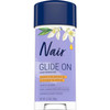 Nair Glide On Hair Removal Cream, Arm, Leg, and Bikini Hair Remover, Depilatory Cream, 3.3 Oz Stick