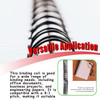 18 Pcs Spiral Binding Coils 38Mm Diameter Reusable Binding Combs 48 Loop 4:1 Pitch 310 Sheet Spiral Binding Spine Bundle for A4 Paper