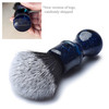 JEQUIL&CORENVEO Luxury Synthetic Shaving Brush With Aesthetic Resin Handle, 24mm Extra Dense Knot