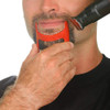 Healifty Goatee Shaving Template Shaping Edge Up Tool for Goatee Trimming Lineup Beard Grooming Kit for Men Barber Supplies 2pcs