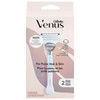 Gillette Venus Intimate Grooming Razors for Women, Bikini Razors for Women, 1 Venus Razor Bikini Trimmer, 2 Razor Blade Refills, Pink, (Package May V