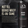 Mountaineer Brand Beard Wash For Men | 100% Natural Beard Shampoo | Thick Cleaning Softening Lather for Hair and Skin | Hydrate and Detangle | Groomi