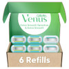 Gillette Venus Womens Razor Blade Refills, Venus Extra Smooth 4 Count and Venus Deluxe Smooth Sensitive 2 Count, 6 Total Refills