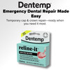 Dentemp Denture Reline Kit - Advanced Formula Reline It Denture Reliner - Denture Kit to Refit and Tighten Dentures for Both Upper & Lower Denture