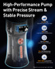 MySmile LP221 Cordless Water Flossers for Teeth with UVC Light Sanitizer and OLED Display, 335ML 4 Modes Water Teeth Cleaner Picks for Teeth Cleaning