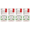 Radius Peppermint Dental Floss 55 Yards Vegan & Non-Toxic Oral Care Boost & Designed to Help Fight Plaque Clear - Pack of 4