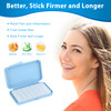 Braces Wax for Braces & Aligners  Premium 50 Pre-Cut Orthodontic Wax Strips (350+ Dots) with Applicators, Food-Grade Dental Wax, Long-Lasting Protec