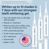 AuraGlow Teeth Whitening Gel Syringe Refill Pack, 44% Carbamide Peroxide, (3X) 5ml Syringes