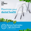 The Humble Co Tongue Scraper for Adults & Kids, 2 Pack - 100% Stainless Steel Tongue Cleaner Helps Eliminate Bad Breath & Bacteria - Dental Oral Care