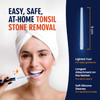 Dr. Fredericks Original Easy Tonsil Stone Remover Kit - Fast Painless Tonsillolith Removal Tool - Fight Bad Breath - Pick and Oral Irrigator - 8 Pie