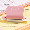 Vvikizy 99H9 Hole Puncher 26 loch locher b5 Pink Small Multi Hole Punch, 26Hole 30Hole 20Hole Paper A4 B5 A5 Looseleaf Manual Punching Machine 30 loc