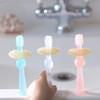 Haakaa 360° Silicone Baby Toothbrush  100% Soft Food Grade Silicone, BPA-Free, Suction Base, Safe for Babies 6 Months+, Gentle Gum and Teeth Cleanin